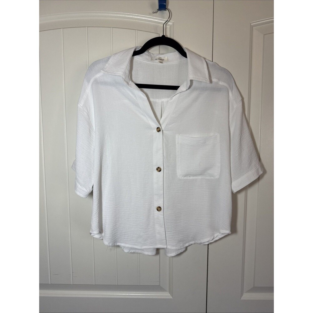 No Comment L White Top